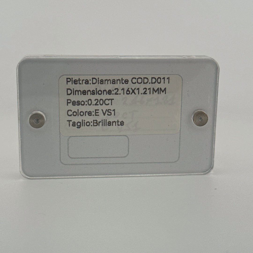 diamante diamanod natural round brillant E VS1 0.20ct