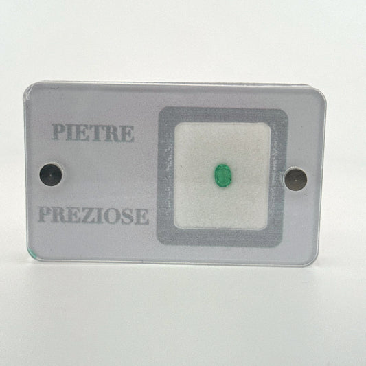 smeraldo naturale emerald natural ovale 0.21ct