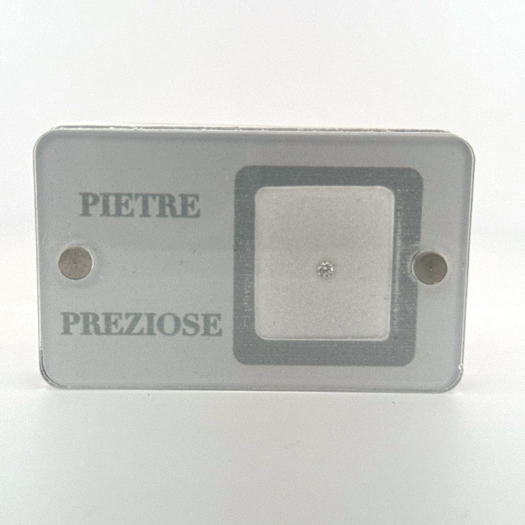 diamante diamond roun brillant natural F VS1 0.22ct blister