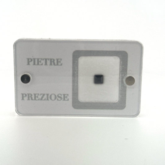 zaffiro sapphire blue carrè 0.68ct blister natural