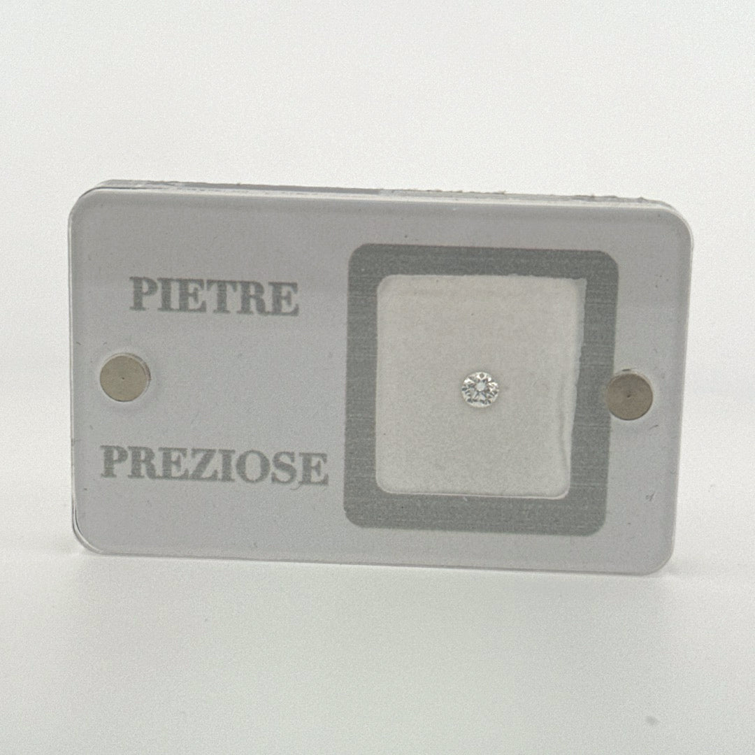 diamond diamante natural round blister brillant D VS1 0.22CT