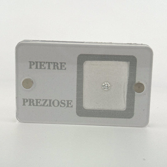 diamond diamante natural round blister brillant D VS1 0.22CT