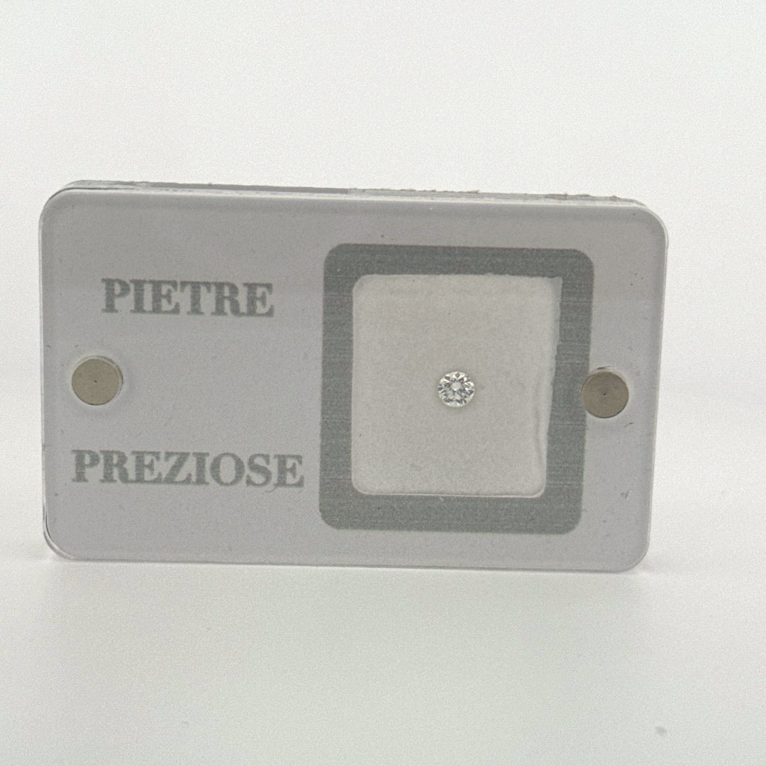 diamond diamante natural round blister brillant D VS1 0.22CT