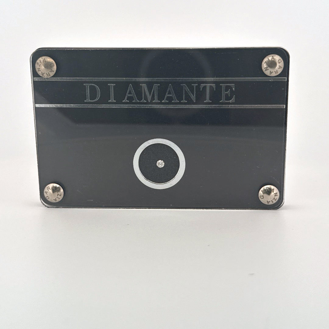 diamond diamante blister E VS1 round brillant 0.08CT